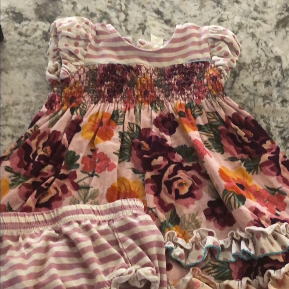 Matilda Jane dress with diaper cover